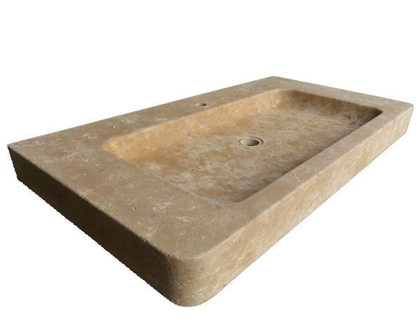 Sink with patina - Lanvignes Doré-Jaune Vieilli