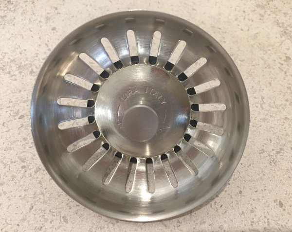 Bonde à panier 90 mm - Nickel satiné