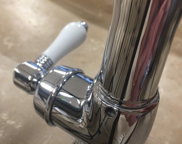 Handle in porcelain - Kitchen faucet