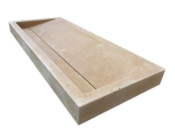 Vasque Lavoir - Lanvignes Doré-Jaune Vieilli