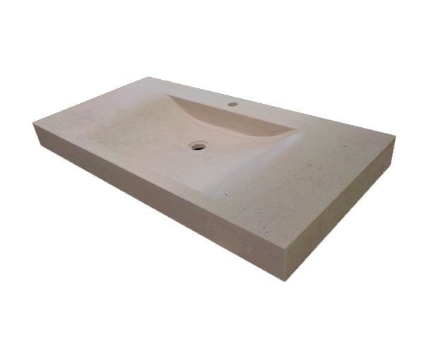 Lavabo en pierre - Charmot Clair Adouci Lavabo en pierre - Charmot Clair Adouci