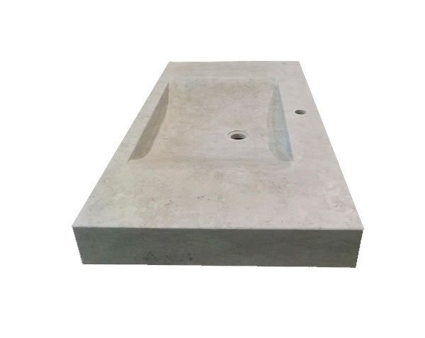 Stone Bathroom - Bleu de Lignières Honed