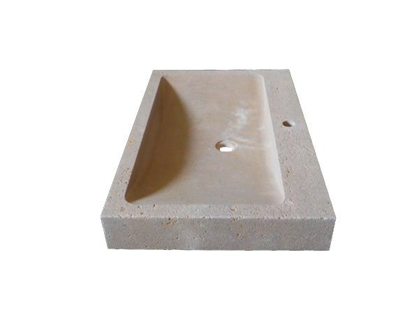 Classic washbasin - Lanvignes Golden-Yellow Aged