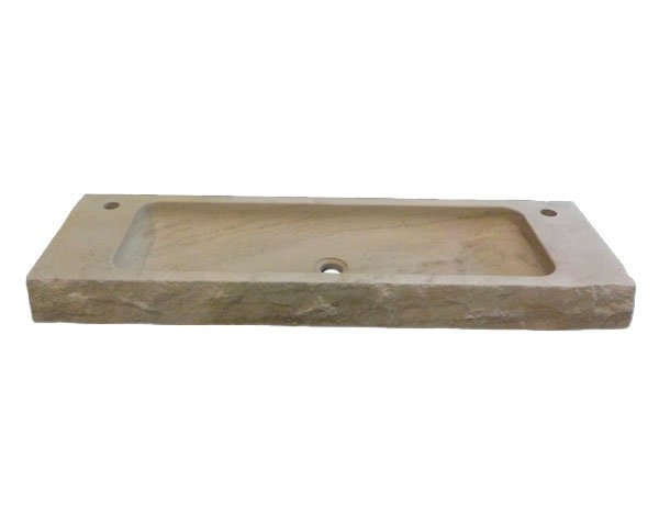 Outdoor Stone Sink - Lanvignes Golden Yellow Aged