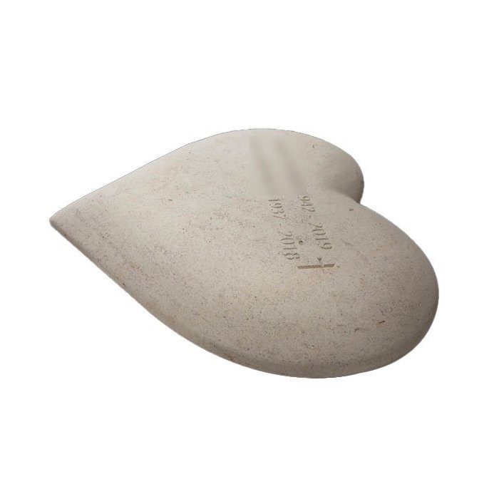 Dolorino Cœur Funéraire En Acier Inoxydable Résistant Aux