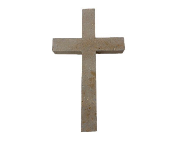 Tombstone Cross - Lanvignes Golden Yellow Aged