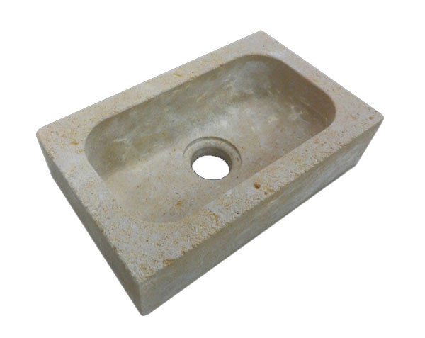 Stone washbasin - WC Hand Wash - Lanvignes Golden-Yellow Aged