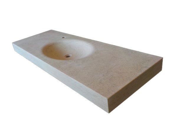 Large Stone Sink - Charmot Light Honed