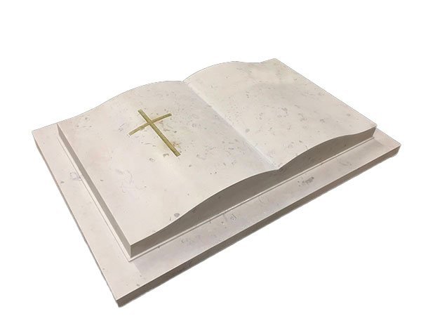 Funeral book in natural stone Funeral book in natural stone