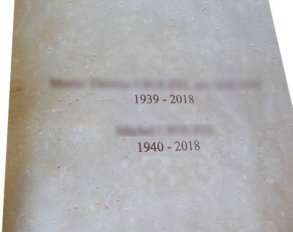 Cinerary tombstone Cinerary tombstone