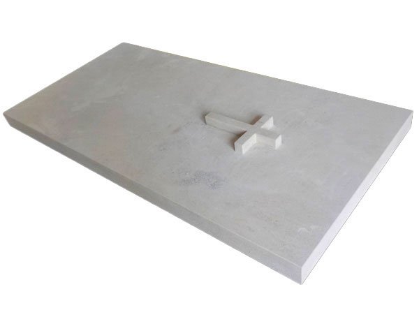 Tombstone - Softened Veined Light Semond Tombstone - Softened Veined Light Semond