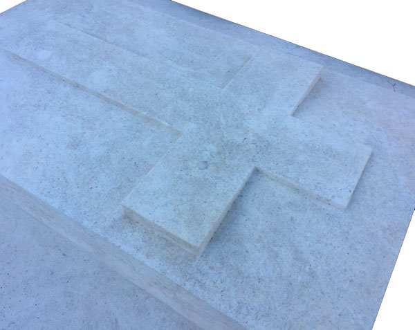 Tombstone Natural Stone - Aged Nuanced Semond - In the Shade Tombstone Natural Stone - Aged Nuanced Semond - In the Shade