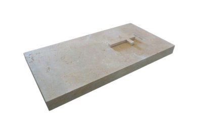 Pierre tombale en pierre naturelle de Bourgogne - Lanvignes Doré-Jaune Vieilli Pierre tombale en pierre naturelle de Bourgogne - Lanvignes Doré-Jaune Vieilli