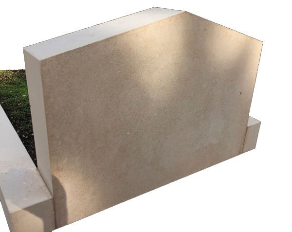 Natural stone Muslim funeral stele - Aged Lanvignes Aged Golden-Yellow Honed Natural stone Muslim funeral stele - Aged Lanvignes Aged Golden-Yellow Honed