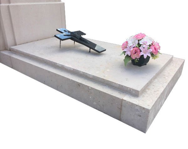 Tombstone surround - Comblanchien Slightly Spotted Honed