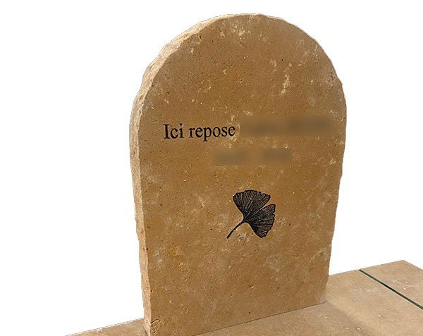 Gravestone stele - Split edges Gravestone stele - Split edges