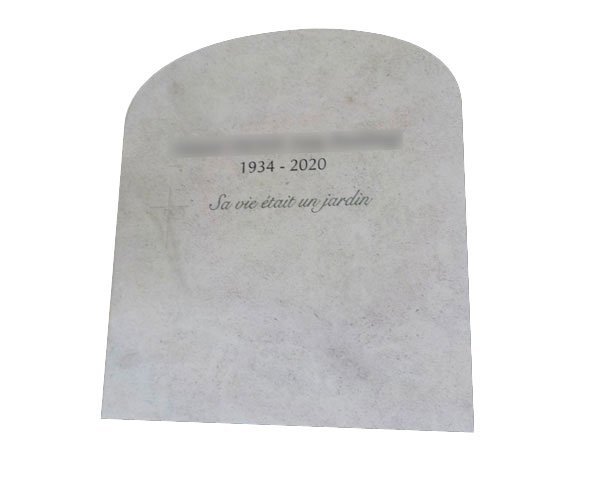 Rounded headstone Rounded headstone