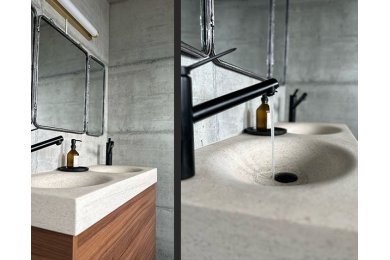 Salle de bain pierre de Charmot Clair Adouci Salle de bain pierre de Charmot Clair Adouci