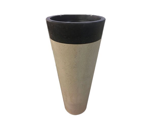 Totem sink - Charmot natural stone and Belgian Blue stone