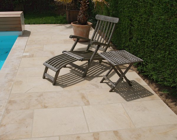 Beaunotte Stone Outdoor Terrace Brushed Finish