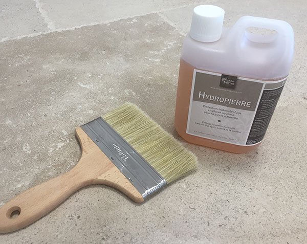 Oil repellent product for Burgundy limestone