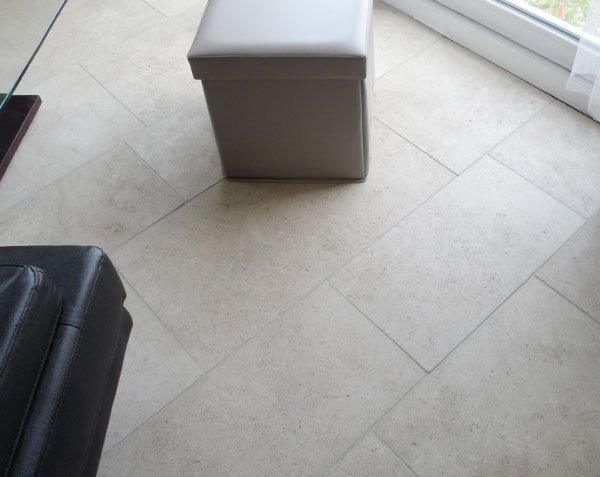 Burgundy Limestone Flooring Charmot Light Honed Finish