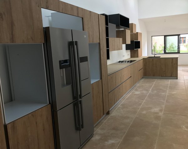 Burgundy Limestone Flooring Lanvignes Golden-Yellow Monastery Finish - Random Lengths x 50 cm Width