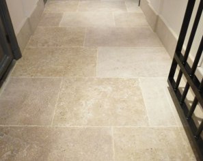 Burgundy Limestone Flooring - Saint-Genay Model Monastery Finish Burgundy Limestone Flooring - Saint-Genay Model Monastery Finish