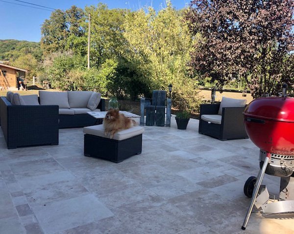 Natural limestone - Opus incertum