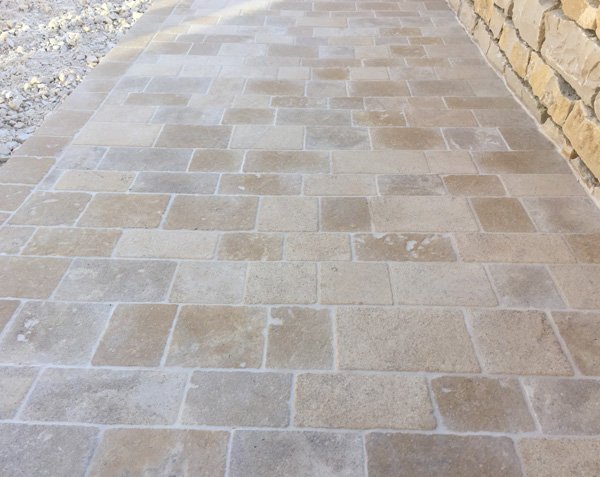 Limestone color pavers