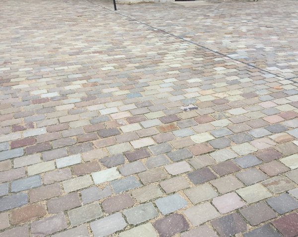Sandstone cobblestones