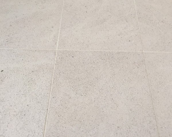 White Natural Limestone Flooring - Semond Light With Veins Brushed Finish