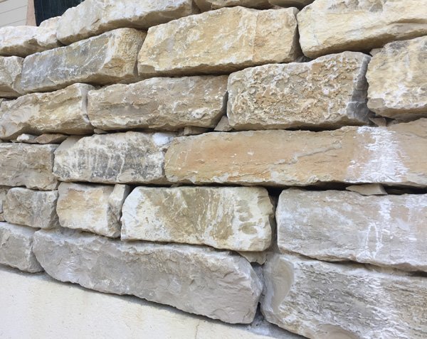 Rubble stone for retaining wall Rubble stone for retaining wall