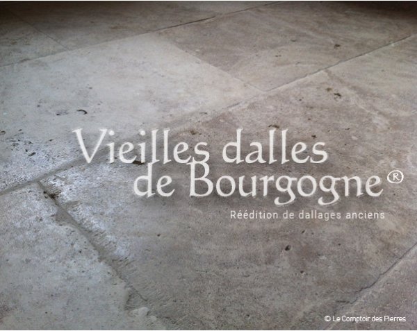 Old Burgundy Limestone Slabs with Patina - Semond Blended Flooring Old Burgundy Limestone Slabs with Patina - Semond Blended Flooring