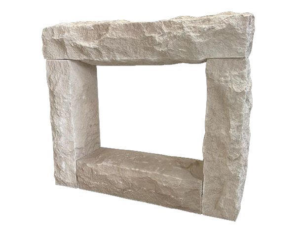 Stone fireplace - Megève model