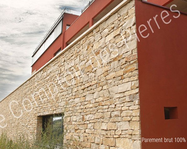 Parement naturel 100% en pierre de bourgogne - Mural en plaquette Parement naturel 100% en pierre de bourgogne - Mural en plaquette