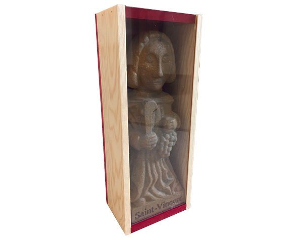 Saint-Vincent carving with wood box - Small format