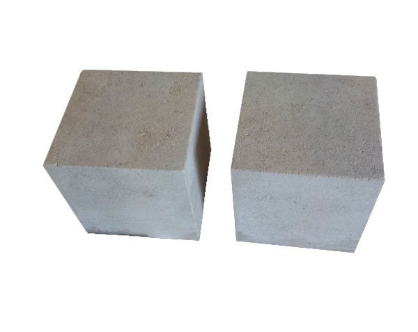 End of sofa in limestone