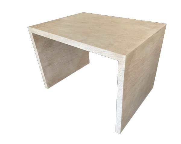 Table massive en pierre Table massive en pierre