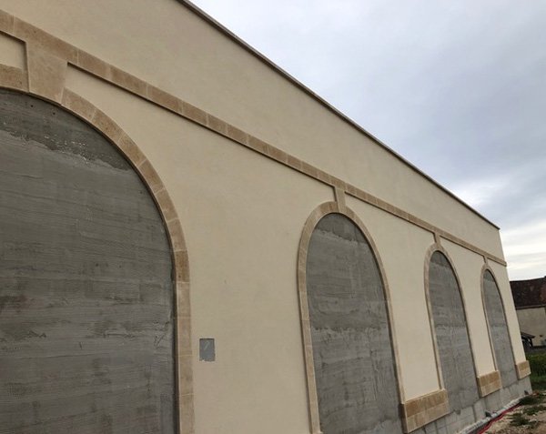 Stone decorations for facade