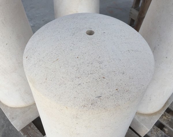 Limestone bollards Limestone bollards