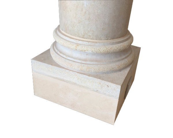Stone column base