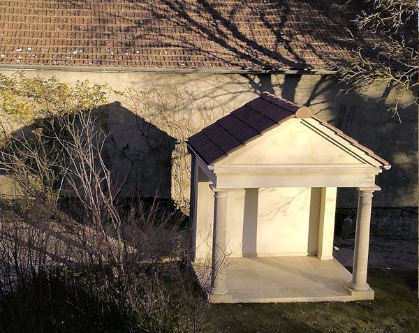 Decorative stone column