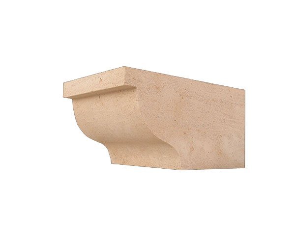 Solid limestone corbel