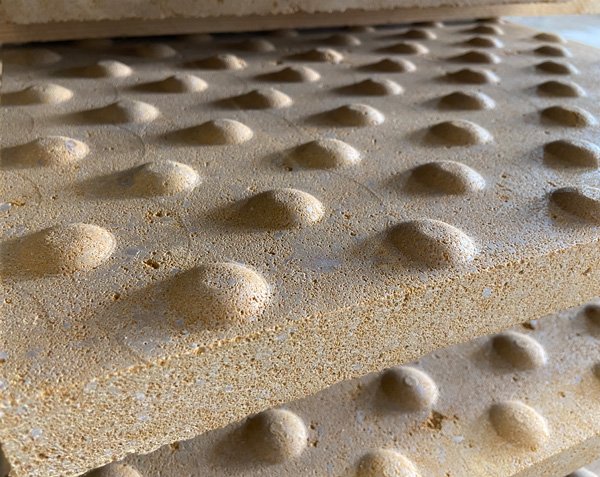 Tactile strip - Post-machining output