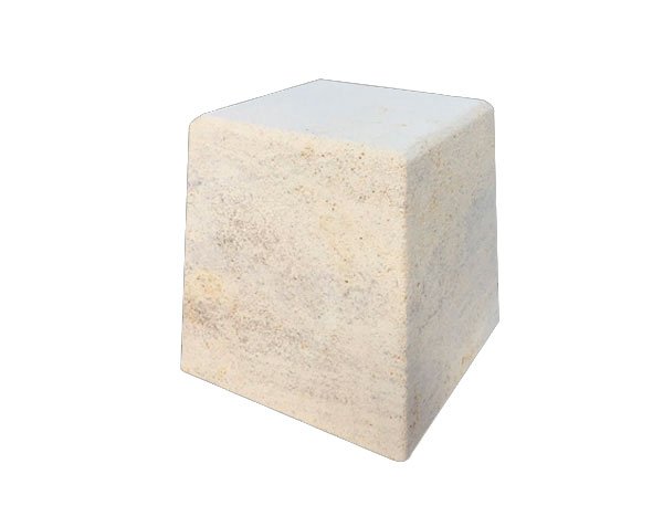 Limestone base for poles Limestone base for poles