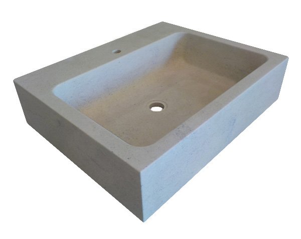 Limestone sink - Charmot Light Honed Limestone sink - Charmot Light Honed