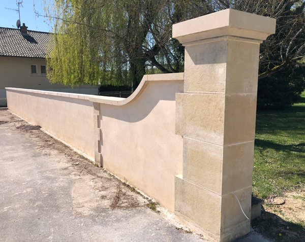 Natural stone gate pillar Natural stone gate pillar