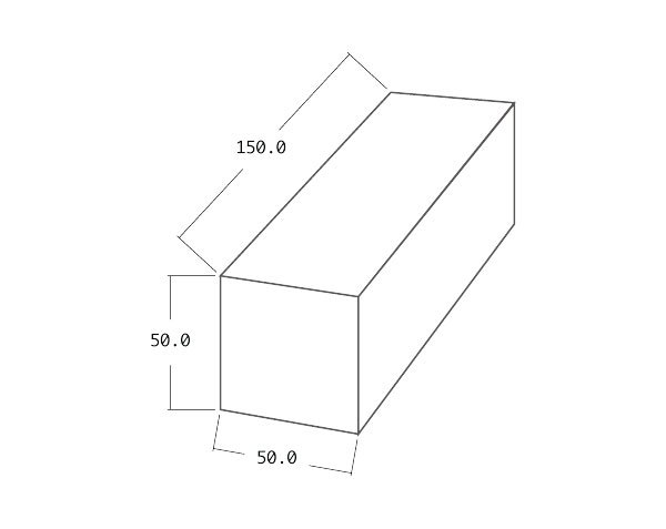 Public Bench in Natural Limestone – Technical Plan