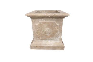 Jardinière en pierre naturelle pour jardin - Lanvignes Doré-Jaune Vieilli Jardinière en pierre naturelle pour jardin - Lanvignes Doré-Jaune Vieilli